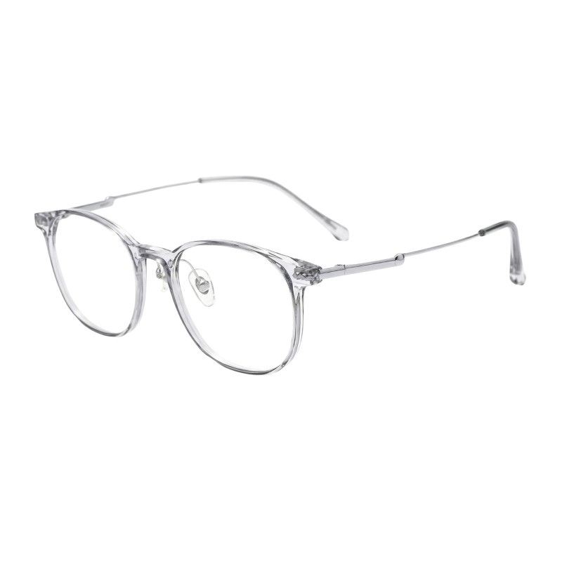 Square Gray Eyeglasses