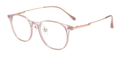 Square Pink Eyeglasses