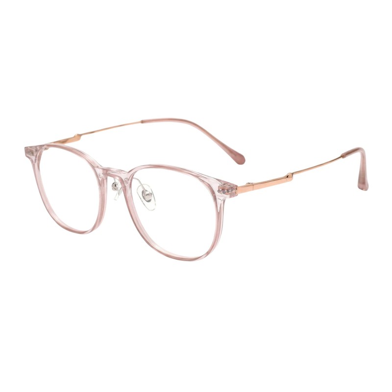 Square Pink Eyeglasses
