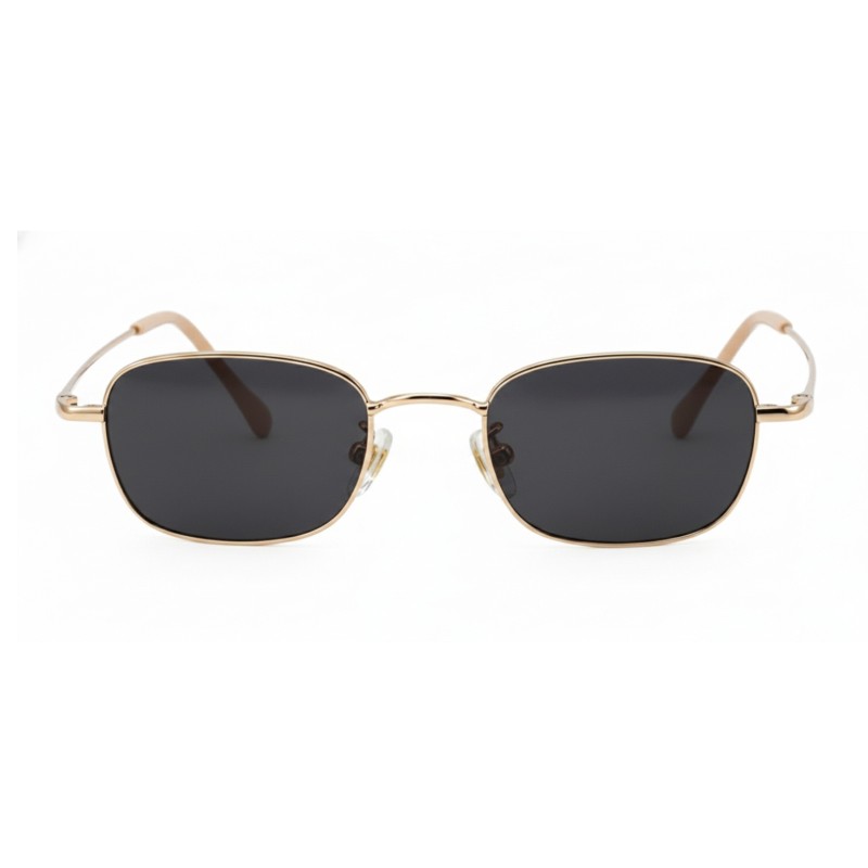 Square Golden Eyeglasses