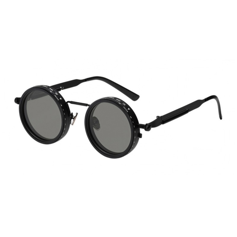 Round Black ND9 Adjustable Sunglasses
