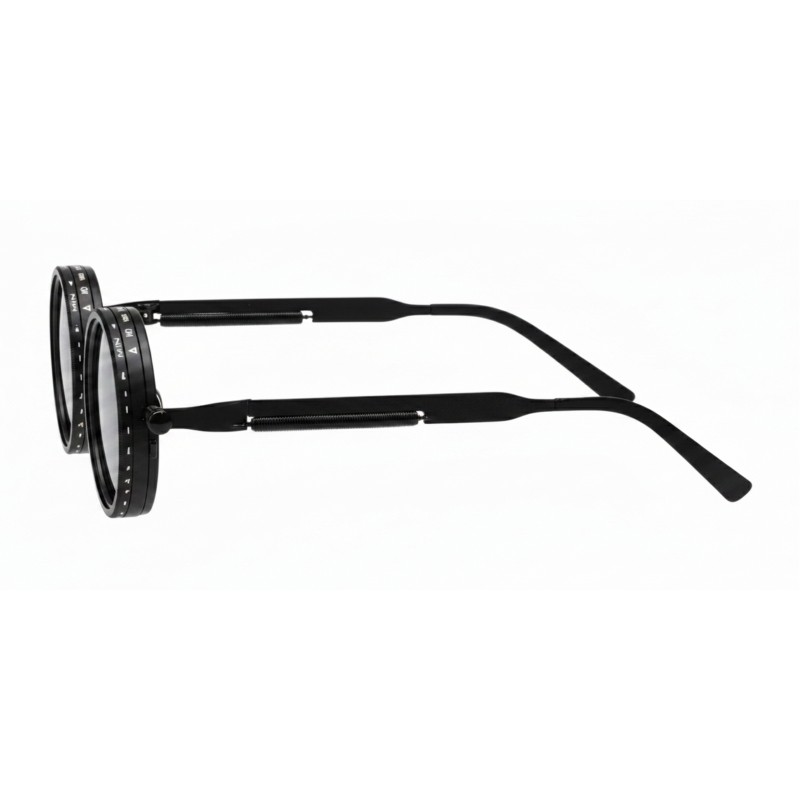 Round Black ND9 Adjustable Sunglasses