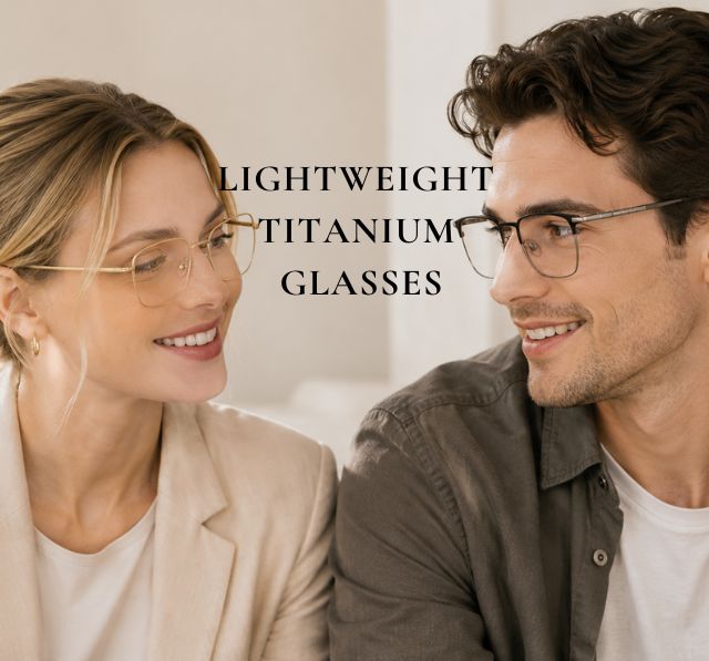 Lightweight Titanium Glasses